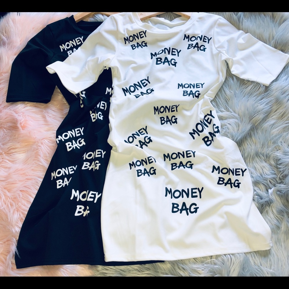 “Money Bag” Dress BLACK
